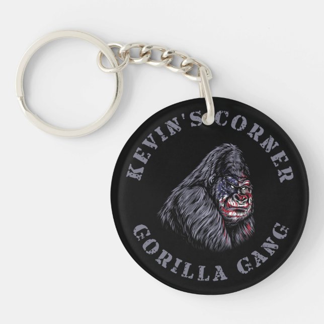 Kevin's Corner GORILLA GANG Keychain (Front)