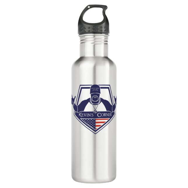 Kevin's Corner Logo 710 Ml Water Bottle (Front)