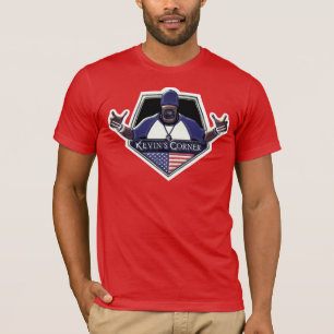 Kevin's Corner Logo with the US Flag T-Shirt