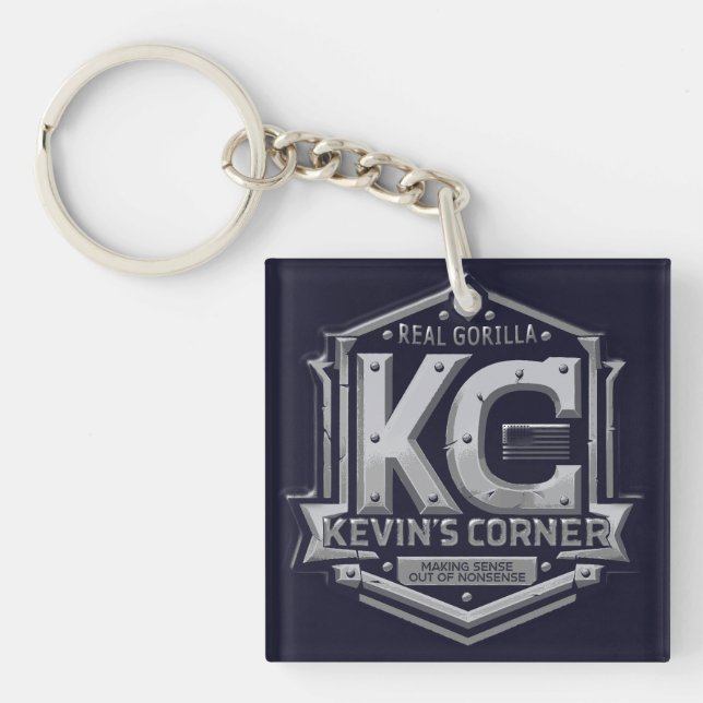 Kevin's Corner Making Sense Out of Nonsense Keychain (Front)
