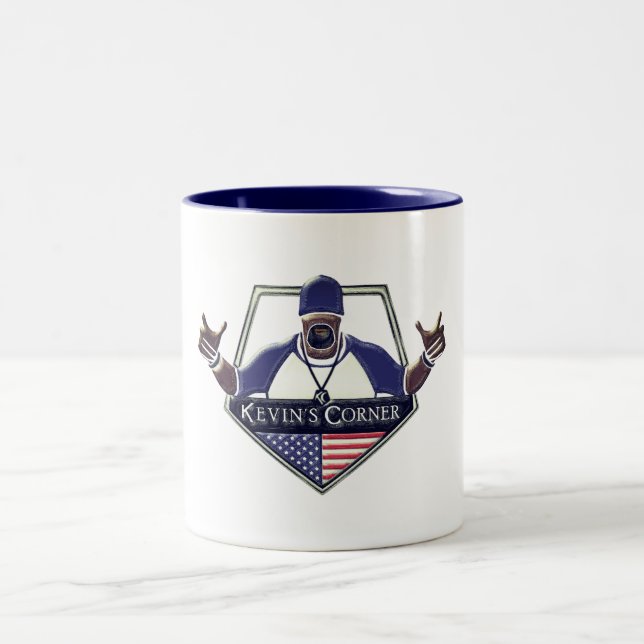 Kevin's Corner  Making Sense Out of Nonsense Two-Tone Coffee Mug (Center)