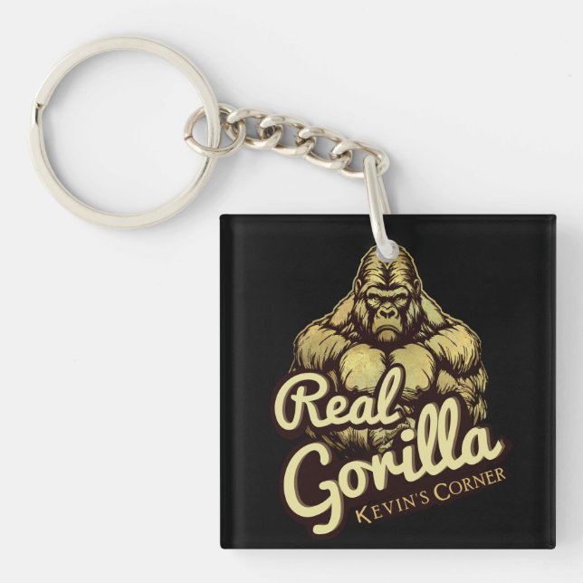 Kevin's Corner REAL GORILLA GANG Keychain (Front)