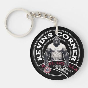 Kevin's Corner REAL GORILLAS Keychain