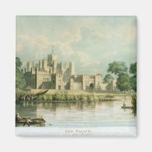 Kew Palace as seen from Brentford, engraved by Tho Magnet