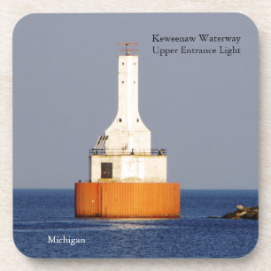 Keweenaw Waterway Upper Entrance Light 2023 Coaster