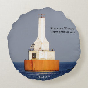 Keweenaw Waterway Upper Entrane Light pillow