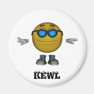 KEWL Emoticon Magnet