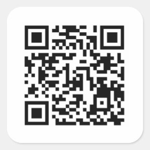KewlQRcode Square Sticker