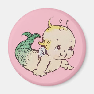 Kewpie Mermaid Magnet