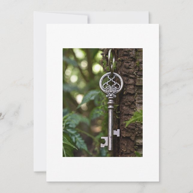 key and treea invitation (Front)