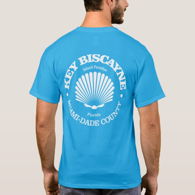 Key Biscayne (seashell) T-Shirt (Back)