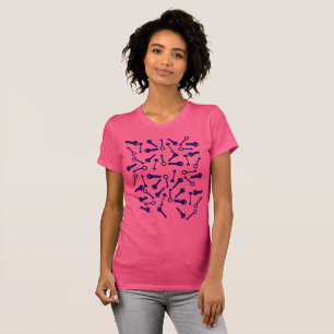 Key Blue Pattern Product T-Shirt