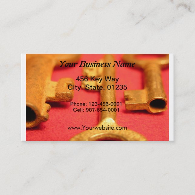 Key Business Card (Front)