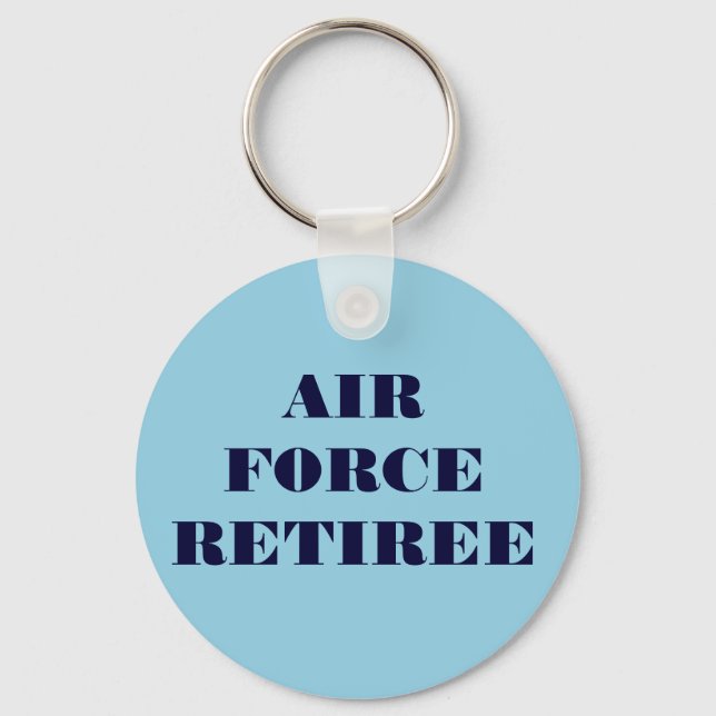 Key Chain Air Force Retiree (Front)