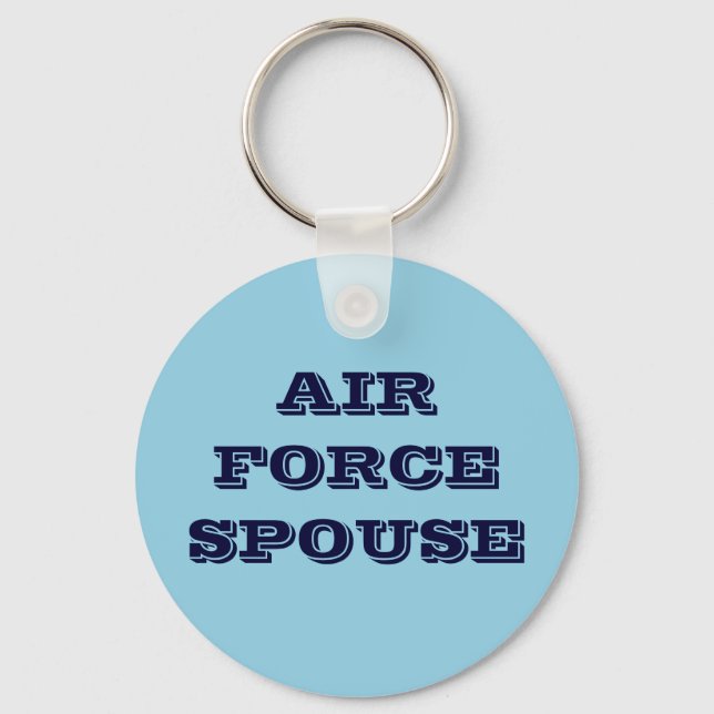 Key Chain Air Force Spouse (Front)