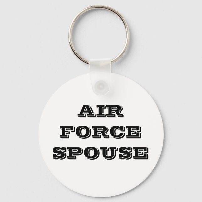 Key Chain Air Force Spouse (Front)