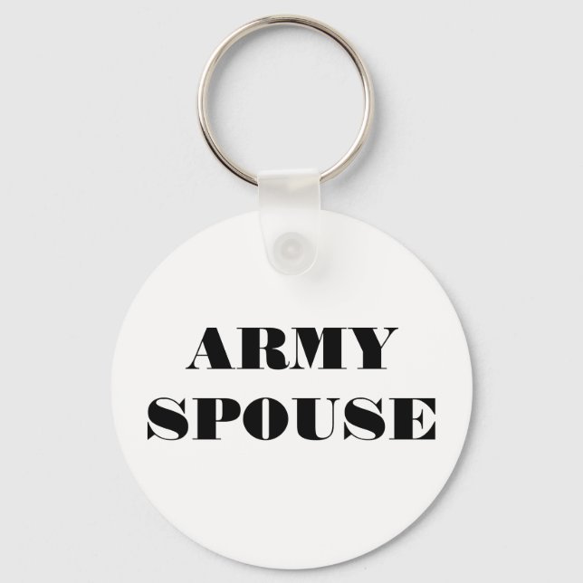 Key Chain Army Spouse (Front)