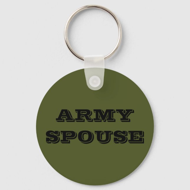 Key Chain Army Spouse (Front)