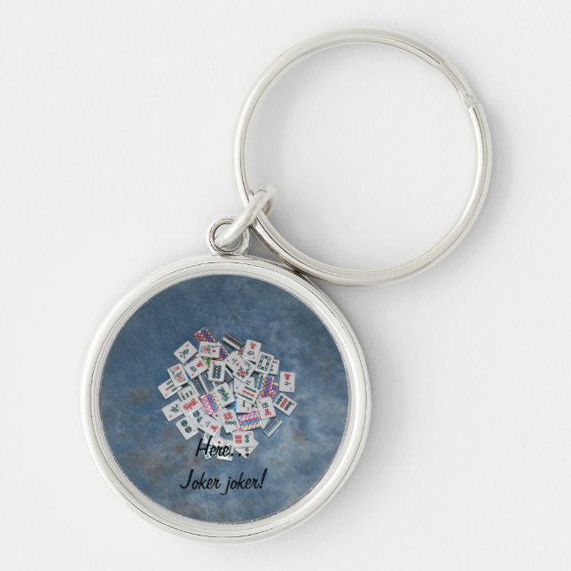 key chain-blue- here joker keychain (Front)
