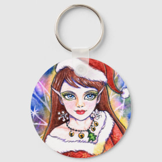 Key Chain Christmas Fairy Fantasy by Ann Howard