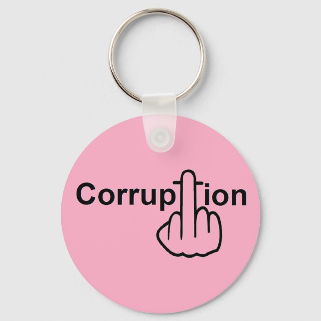 Key Chain Corruption Sucks (Front)