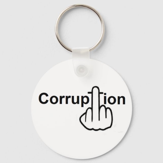 Key Chain Corruption Sucks (Front)