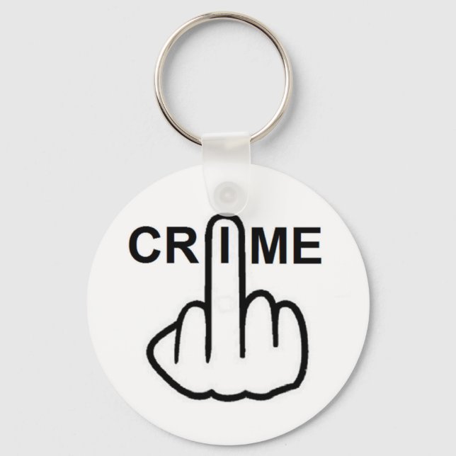 Key Chain Crime Is Criminal (Front)