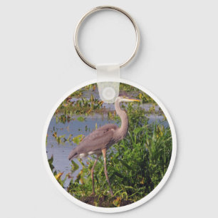 KEY CHAIN-Great Blue Heron Keychain