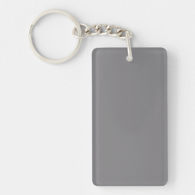 Key Chain: GREY COLOR Keychain (Front)