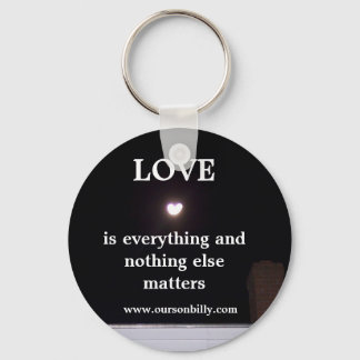 key chain heart shaped moon