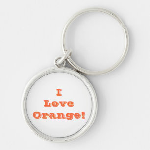 Key Chain I Love Orange