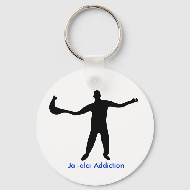 Key Chain Jai-alai Addiction (Front)