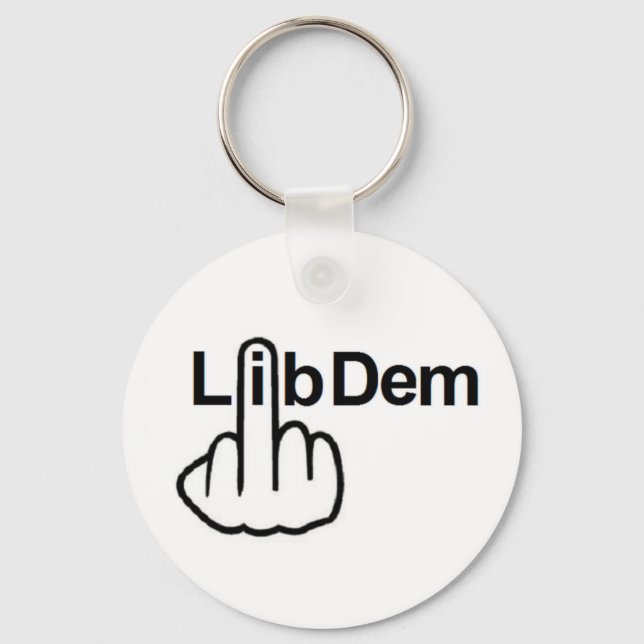 Key Chain Lib Dem Flip (Front)