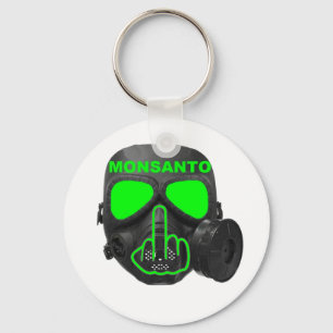 Key Chain Monsanto Gas Mask Flip