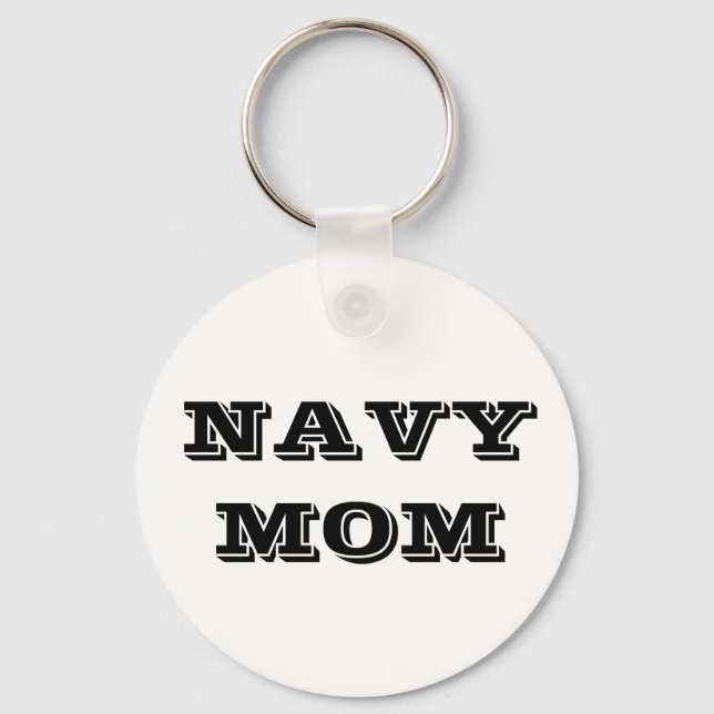 Key Chain Navy Mom (Front)