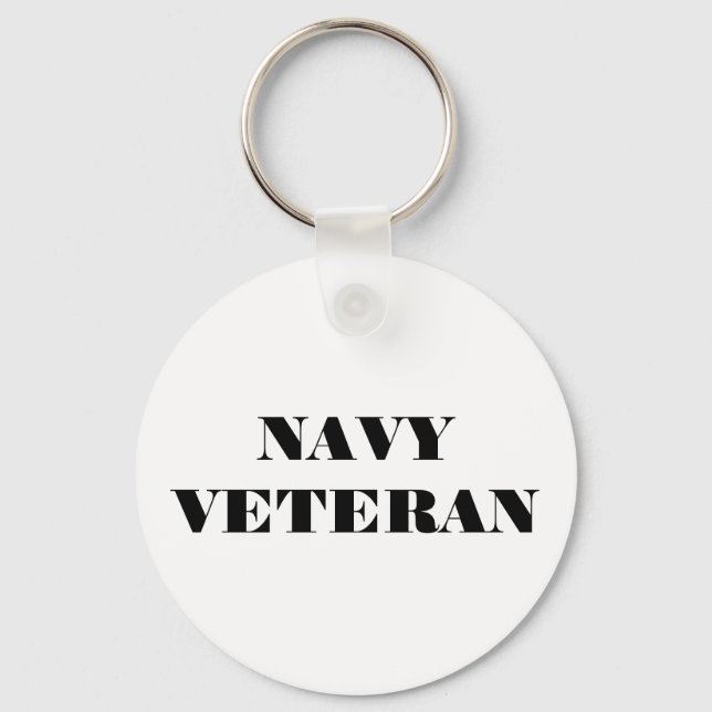 Key Chain Navy Veteran (Front)