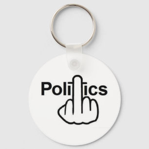 Key Chain Politics Flip