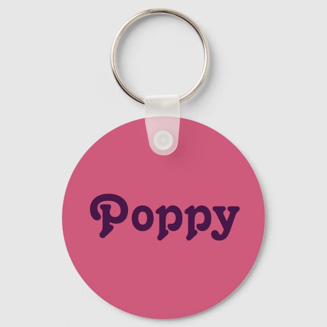 Key Chain Poppy (Front)