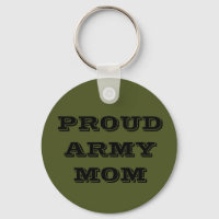 Key Chain Proud Army Mom