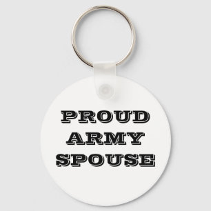 Key Chain Proud Army Spouse
