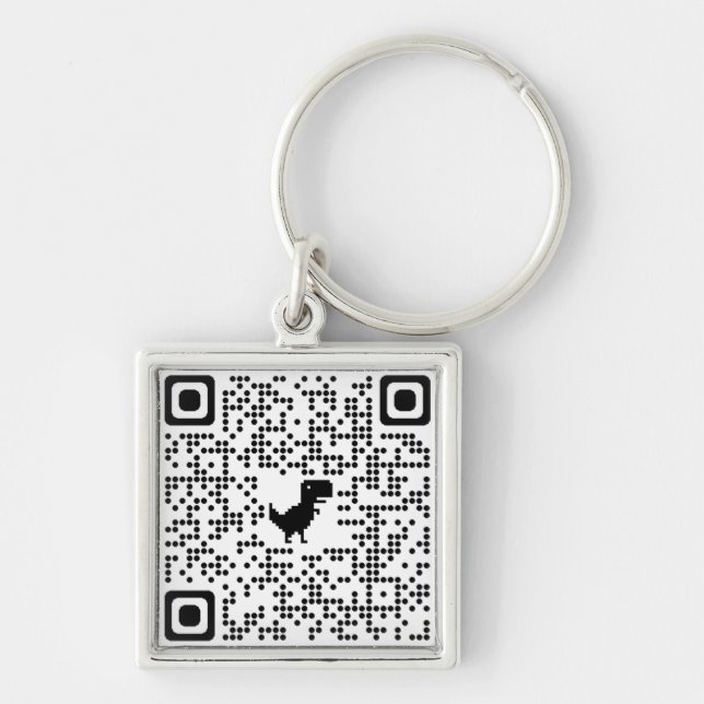 Key Chain QRCODE to Rickroll (Front)