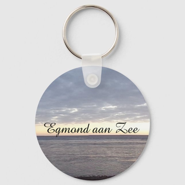 Key Chain Sunset Beach Strand Egmond aan Zee  (Front)