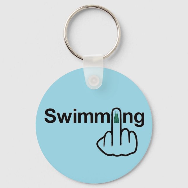 Key Chain Swimming Flip (Front)