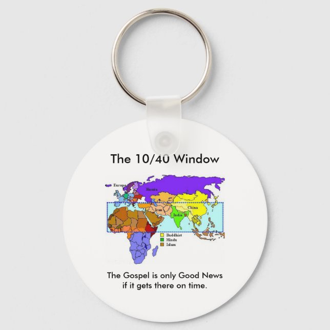 Key Chain - The 10/40 Window (Front)