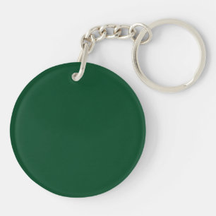 Key Chain with Evergreen Green Background