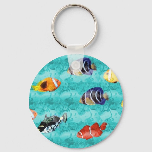 Key door fish keychain (Front)