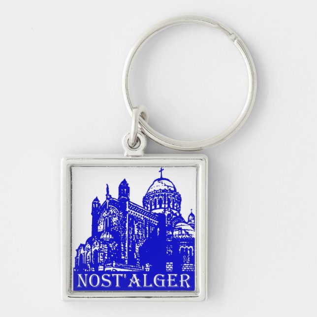 Key Gate Notre Dame d'Alger Keychain (Front)
