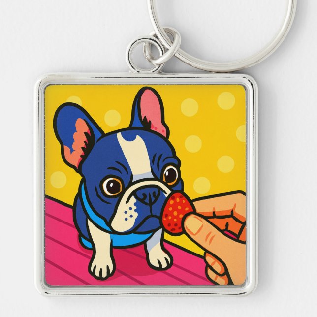 KEY HOLDER OF STRAWBERRY POP FRIENDLY FLAVOR KEYCHAIN (Front)