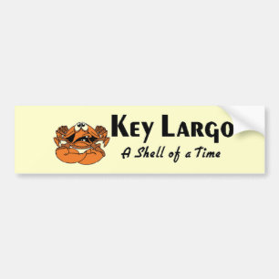Key Largo crab Bumper Sticker