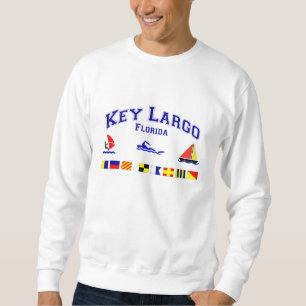 Key Largo FL Signal Flags Sweatshirt